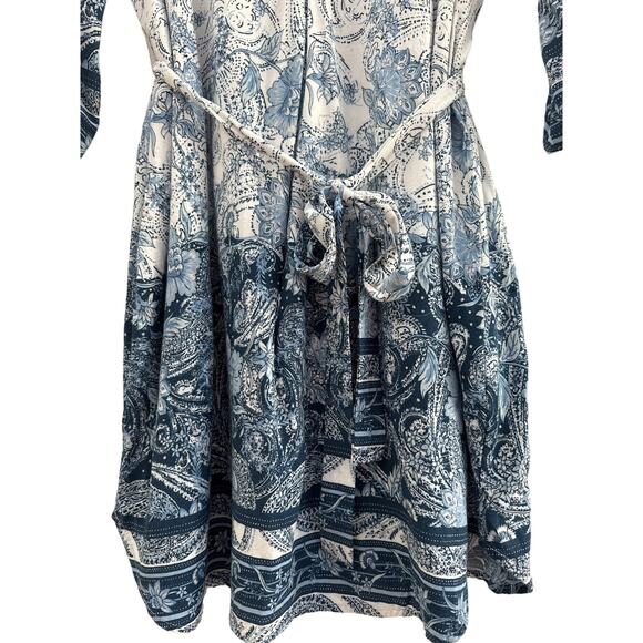 Fig and Flower Anthropologie Floral Belted Dress - Picture 4 of 9